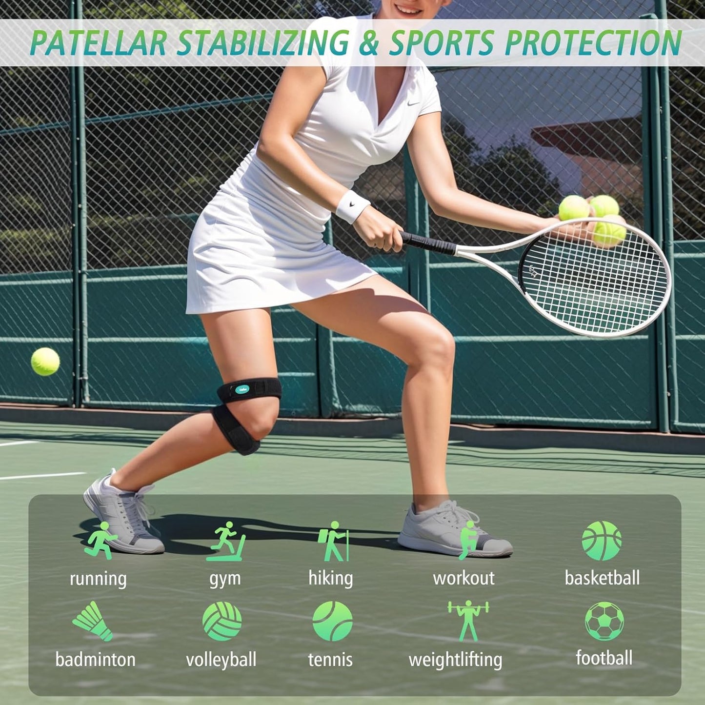 Knee Pain Relief Adjustable Knee Strap (1 + 1 FREE OFFER!)