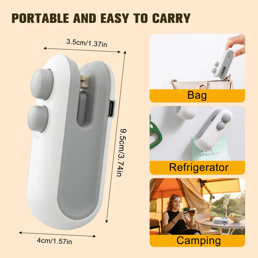 Portable Mini Sealing Machine with Cutter