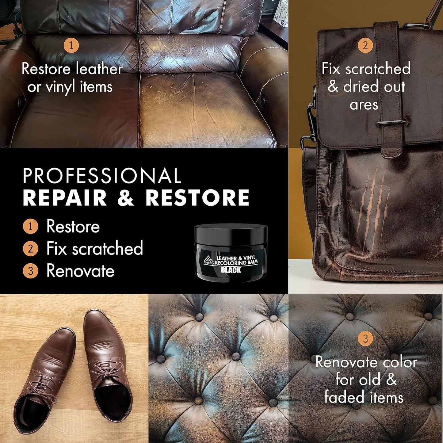 Leather Recoloring Balm