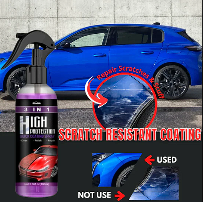 3 in 1 High Protection Quick Car Ceramic Coating Spray – MaxSmile