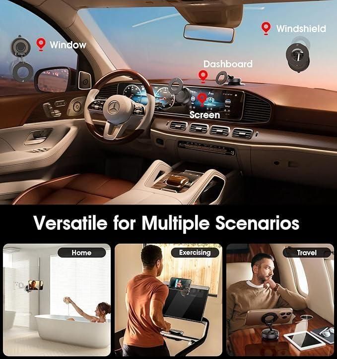 Vacuum Suction 360° Magnetic  Phone Holder