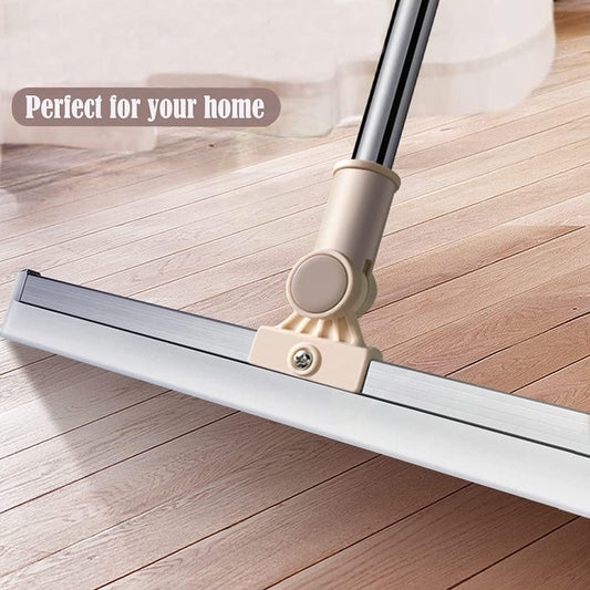 Floor Squeegee Silicone Blade Long Handle Wiper