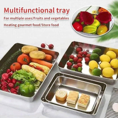 Non Stick Baking Pan Food Storage Box with Cover