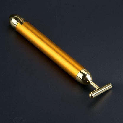 Electric Facial Massage Roller with 24K Gold.