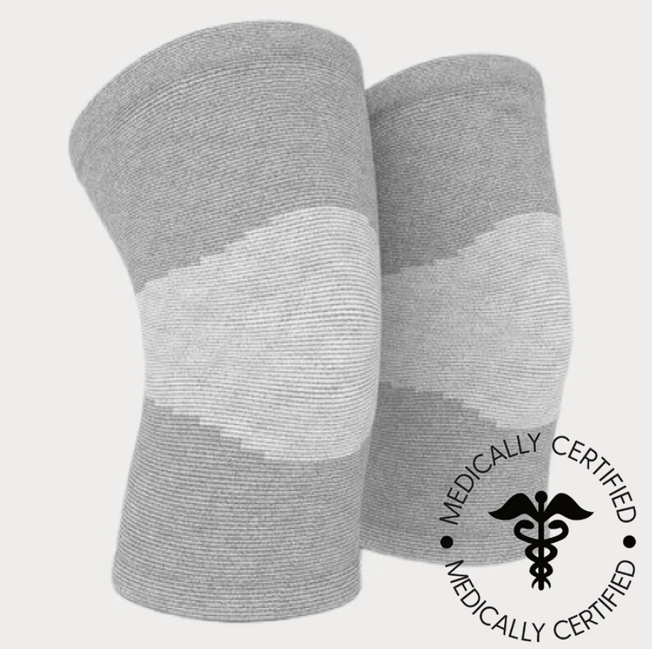 Unisex Bamboo Charcoal Elastic Warm Knee Sleeves (Pack of 2) (75% OFF)