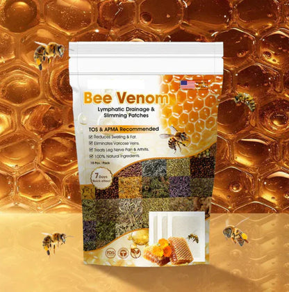 Bee Venom Lymphatic Daiamage & Sliming Patches (10 Patches)