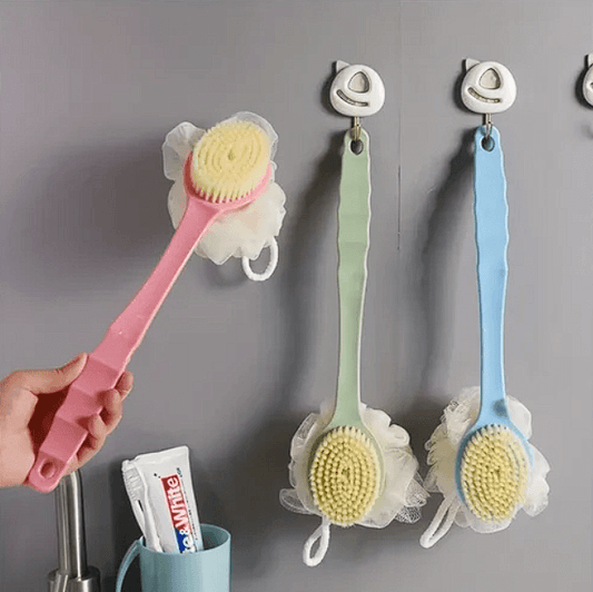 Long Handle Double Sided Bath Brush Scrubber