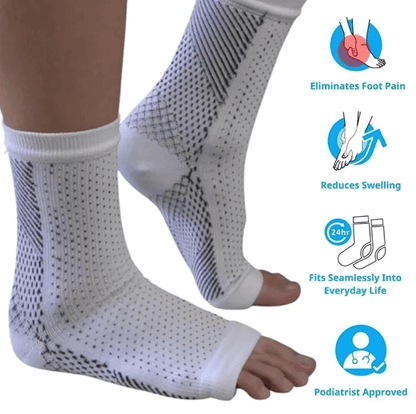 Neuro Socks : Swelling Arch Heel Socks Pack of 2