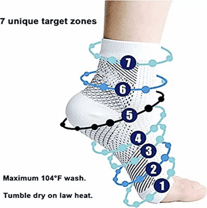 Neuro Socks : Swelling Arch Heel Socks Pack of 2