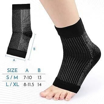 Neuro Socks : Swelling Arch Heel Socks Pack of 2