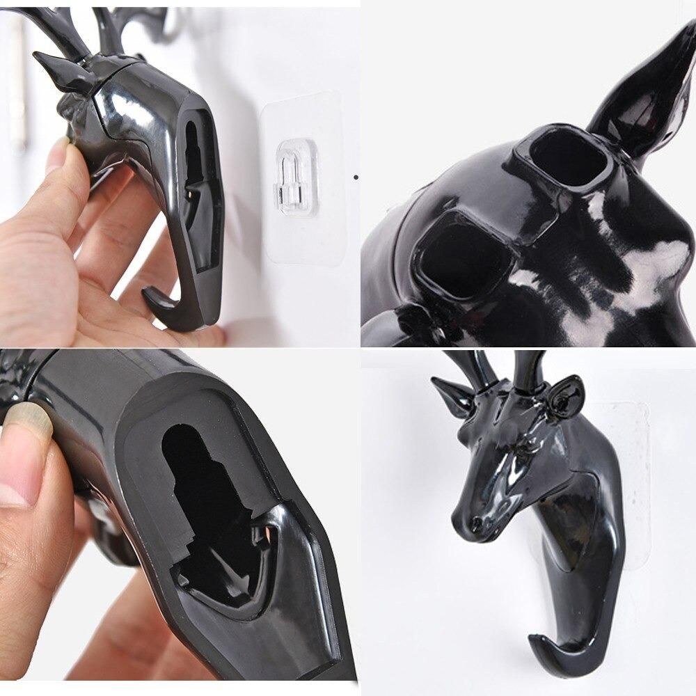 Self Adhesive Deer Head Hanging Hook