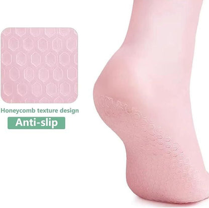 Silicone Gel Heel Socks For Dry Cracked Feet