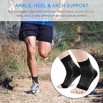 Neuro Socks : Swelling Arch Heel Socks Pack of 2