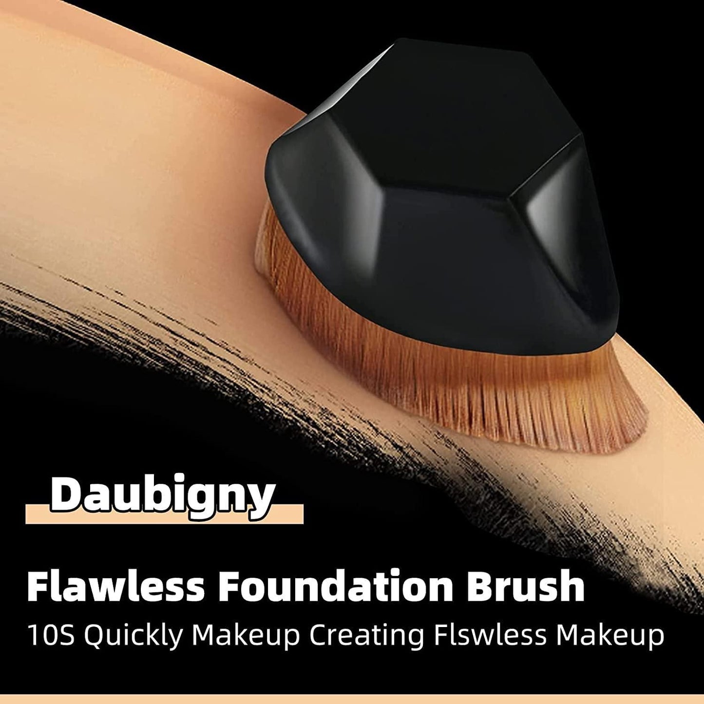 Hexagon Foundation Makeup Brush