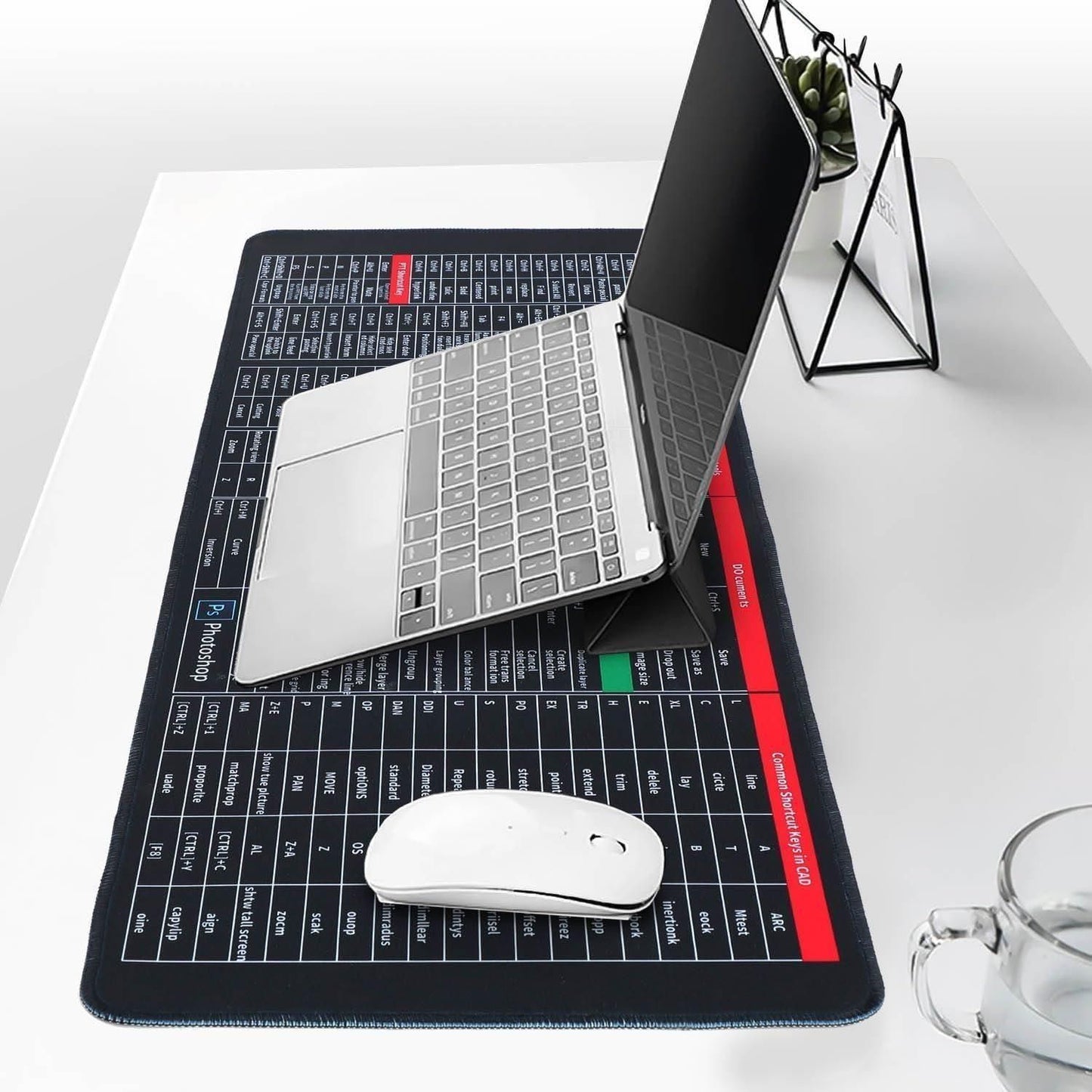 The Ultimate Anti-slip Keyboard Pad with (Shortcut Key Patterns)